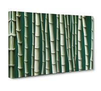 Charming Bamboo Forest Canvas Print | Gallery Wrapped 30mm Frame Wall Art | 30x20 inches | Ready to Hang | Contemporary Floral Picture | Living Room Bedroom Lounge Office