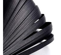 Charming Beads Black Quilling Paper 53cm Long x 5mm Wide Pack of 110+ Strips - Perfect for Quilling Art, Crafts & Designs