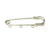 Charming Beads Platinum Iron 75mm Kilt Pins Pack of 5 for Jewellery Making and More