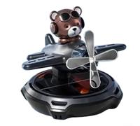 Charming Bear Solar Aromatherapy Freshener Invigorating Scent for a Stress Car Journey (D)