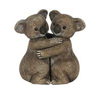 Charming Brown Koala Hug Couple Ornament - 10x10 Centimetres - Showcase Love & Embrace Design - Weddings, Anniversaries & Valentine's Day