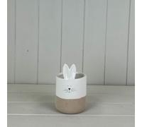 Charming Ceramic White Rabbit Pot