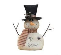 Charming Christmas snowman ornament for both For indoor and outdoor use, perfect for enhancing festive seasonal decor throughout your home (A)