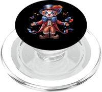 Charming Clown Cheerful Circus Character PopSockets PopGrip for MagSafe