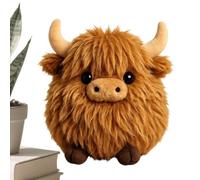 Charming Cow Plush, Stuffed Cushion Pillow, Decorative Plush Pillow with Premium Soft Padding, PP Cotton Comfort Toy, Cute Animal with Cartoon Design for Birthday Nursery Bedroom