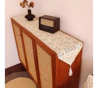 Charming Decorative Cotton Table Runner with Intricate Designs, for Everyday Use at the Dinner Table (F)