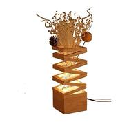 Charming Decorative Table Lamp Can Be Inserted Flowers Plug-in Version of The Warm and Romantic for Bedroom Bedside Living Room Study Home Decor