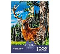 Charming Deer Jigsaw Puzzles for Adults 1000 Piece Educational Game Challenge Toy Awesome Animals Challenge High Difficulty Beautiful Decoration Puzzle70x50cm/1000pcs