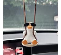 Charming Duck Rearview Mirror Hanger Cute Interior Decor Gift