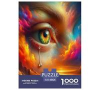 Charming Eyes 1000 Piece Artificial Pupils Jigsaws Puzzles for Adults And Kids Family Educational Games 1000 Pieces Stress Reliever Birthday Gifts 38x26cm/1000pcs