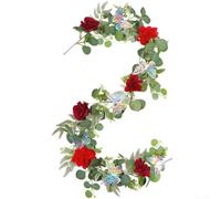 Charming Flower Vine Decoration for Transforming Your Event's Atmosphere (Red)