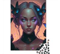 Charming Girl Jigsaw Puzzles 1000 Pieces Jigsaw Puzzle for Adults Intellectual Game Jigsaw Puzzle Toys for Kids 1000pcs (75x50cm)