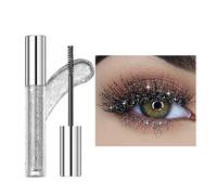 Charming Glitter Mascara - Waterproof Curling Eyelash Coating, Voluminous Long-Wear Makeup | Eye Beauty Accessory for Halloween Cosplay Costume Party Stage Performance, Colorful Sparkling Lashes