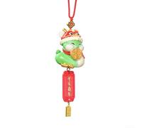 Charming Hand Painted Ornament Representing the Year of the Snake, Great For Celebrating Lunar New Year (D)