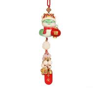 Charming Hand Painted Ornament Representing the Year of the Snake, Great For Celebrating Lunar New Year (A)