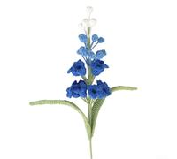 Charming Handwoven Floral Arrangement Brighten Up Your Living Space with This Accent Piece (deep blue)