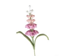 Charming Handwoven Floral Arrangement Brighten Up Your Living Space with This Accent Piece (pink)