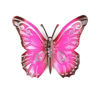 Charming Metal Butterfly Wall Decoration for Garden, Handcrafted Home Decor Accent (C)