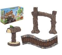 Charming Multicolor Secret Fairy Garden Woodland Path Set - 13 cm x 12 cm x 8cm (Set of 3) - High Quality & Magical Design - Perfect for Indoor & Outdoor Decor