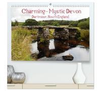 Charming - Mystic Devon Dartmoor, South England (High Quality Premium Wall Calendar 2026 DIN A2 landscape),CALVENDO 12 Month Wall Calendar: Dartmoor ... Park status, it covers 954 square kilometers.