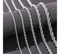Charming Necklace for Women&Fashion Stainless Steel Men Chain Necklace Jewelry Party Club Banquet for Her,Colour:5mm 26inch* Color : 5mm 20inch*