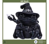 Charming Occult Frog Figurine, Spooky Toad Collectible, Resin, 10cm, 1 Pack