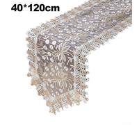 Charming Oval Lace For Table Runner Decorative Tassels for an Elegant Dining Experience (40 * 120)