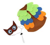 Charming Owl Halloween and Christmas Pet Costume in Soft Velvet Material - Peculiar and Comfortable Puppy Dress-Up, Halloween Dog Clothes for Unique Look (S)