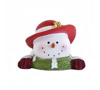 Charming Polyresin Snowman for Festive Decor, Delightful Addition to Your Christmas Home Decoration (A)