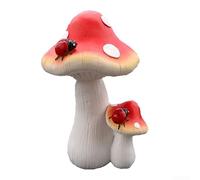 Charming Resin Mushroom Accents for Garden Decoration Perfect for Creating a Whimsical Outdoor Space (A)