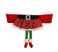 Charming Santa Claus Chair Cover for Holiday Parties, Easy to Stretch on Most Chairs (3)