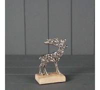 Charming Silver Metal Reindeer