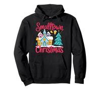 Charming Small Town Christmas Pullover Hoodie