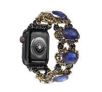 CHARMINGO Beaded Bracelet Compatible with Apple Watch Band Bracelet 42mm 44mm 45mm 49mm Women, Dressy Bling Crystal Jewelry Wristband Western Apple Watch Strap for iWatch Band Series 9 8 7 6 5 4 3 2 1