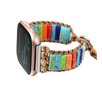 CHARMINGO Boho Braided Bracelet Compatible with Fitbit Versa 4/Versa 3/Sense/Sense 2 Bands for Women, Handmade Woven Beaded Strap for Fitbit Smartwatch, Nylon, No Gemstone