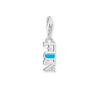 THOMAS SABO Silver Turquoise Cold Enamel FUN Charm 2009-041-17