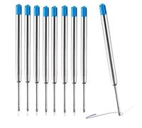 Charmngifts Blue Parker Compatible Pen Refills 0.7mm Medium Ballpoint | 50 Pack