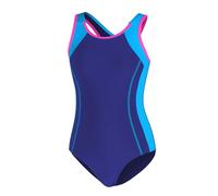 Charmo Racerback One Piece Swimsuit for Grils UPF 50+ Swimwear Navy/Blue/Pink 13-14 Year