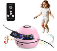 Charmofun Electronic Skipping Rope, Bluetooth Smart Jump Rope Machine, Intelligent Automatic Skipping Rope Machine with LED Display Counter, Electric Rotating Workout Skipping Rope