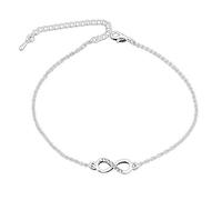 Charms Bangle Thin Chain Bracelet Friendship Jewelry Faux Rhinestone Simple Infinite Love 8 Shape Pendant Women GiftDurability