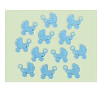 CHARMS BLUE CARRIAGE BABY SHWR