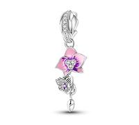 Charms for Bracelets and Necklaces Cute Cat Dog Elephant Animal Family Beads Dangle Pendants Jewelry Presents for Women Girls, the Little Girl and the Palette,