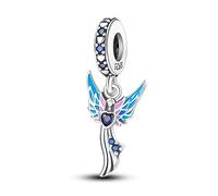 Charms for Bracelets and Necklaces Cute Cat Dog Elephant Animal Family Beads Dangle Pendants Jewelry Presents for Women Girls, the Little Girl and the Palette,