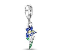 Charms for Bracelets and Necklaces Cute Cat Dog Elephant Animal Family Beads Dangle Pendants Jewelry Presents for Women Girls, the Little Girl and the Palette,