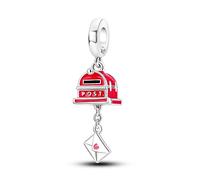 Charms for Bracelets and Necklaces Cute Cat Dog Elephant Animal Family Beads Dangle Pendants Jewelry Presents for Women Girls, the Little Girl and the Palette,
