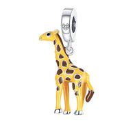 Charms for Bracelets and Necklaces Cute Cat Dog Elephant Animal Family Beads Dangle Pendants Jewelry Presents for Women Girls, the Little Girl and the Palette,