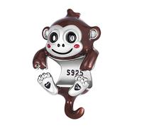 Charms for Bracelets and Necklaces Cute Cat Dog Elephant Animal Family Beads Dangle Pendants Jewelry Presents for Women Girls, the Little Girl and the Palette,