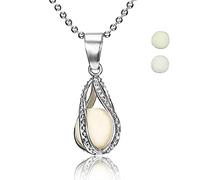 Charms Moon Star Square Love Heart Glow In The Dark Luminous Hollow Out Water Drop Pendant Necklace Glowing Jewelry Gift Durability