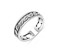 Charmsy 925 Sterling Silver Toe Rings for Women | Minimalist Open Adjustable Toe-Rings Band | Women's Cuff Toe Ring Summer Beach Foot Jewelry
