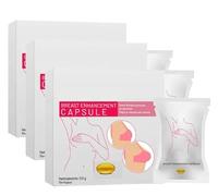Charmup Breast Enhancement Capsules, Breast Enlargement Cream Fast Growth, Natural Breast Enlargement Firming and Lifting Capsules,Breast Firming and Lifting Cream for Sagging Breasts (3, one size)